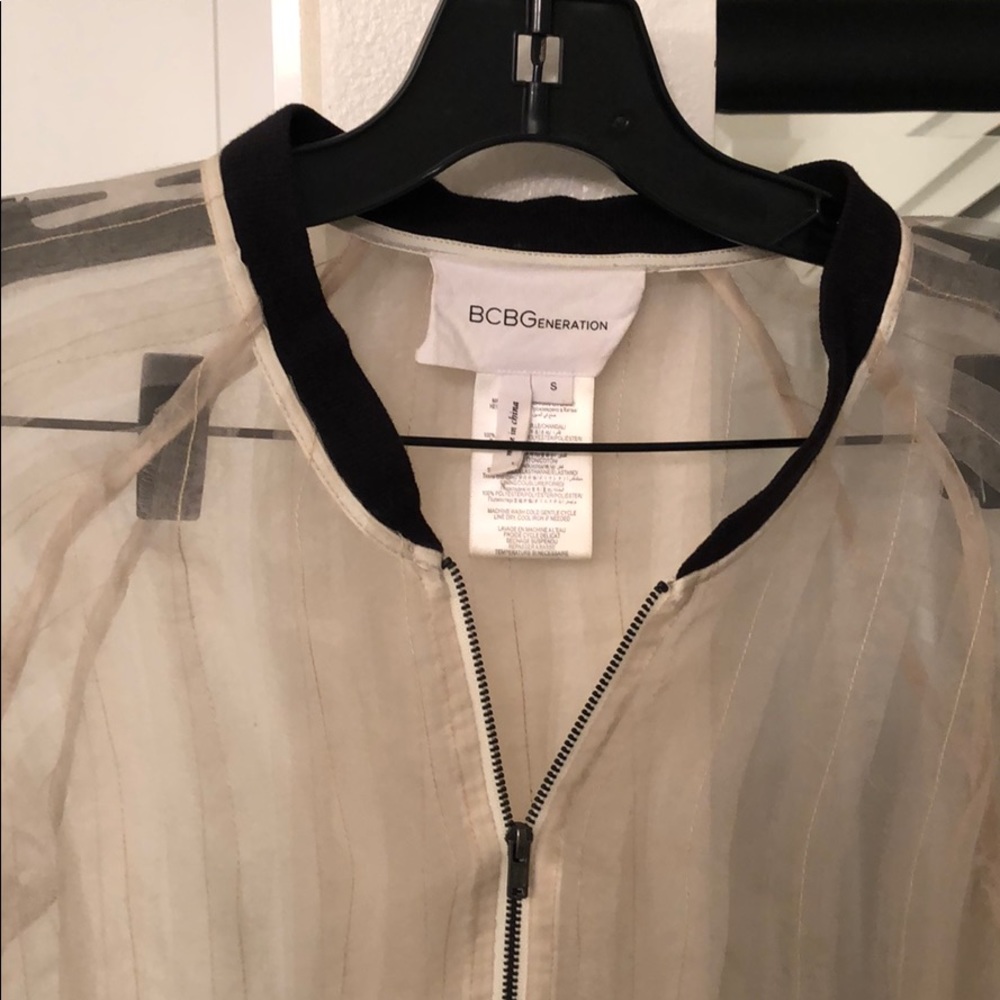 Bcbgeneration Sheer Cream Jacket - image 3